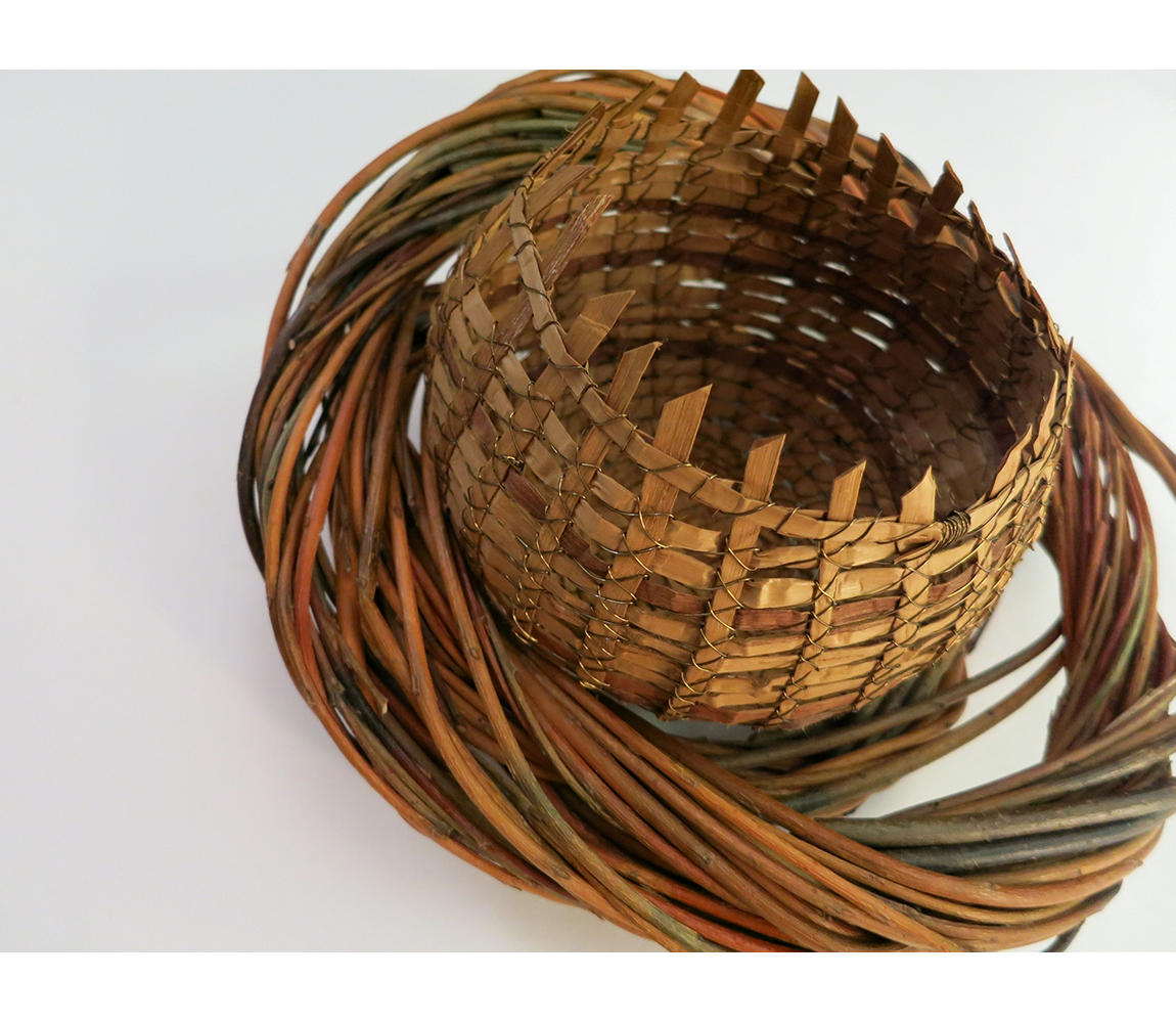 "Harvest Moon" - Rose Covert | Mixed Media Sculpture